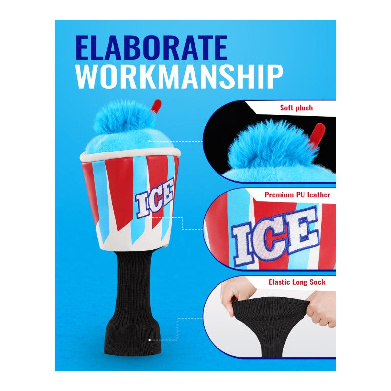 Cool & Stylish ICEE Slushie Cup Driver Cover