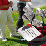 White PU Man Square Putter Head Cover