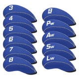 Black Neoprene Iron Covers Set 11pcs(3-9, Pw, Aw, Sw, Lw)
