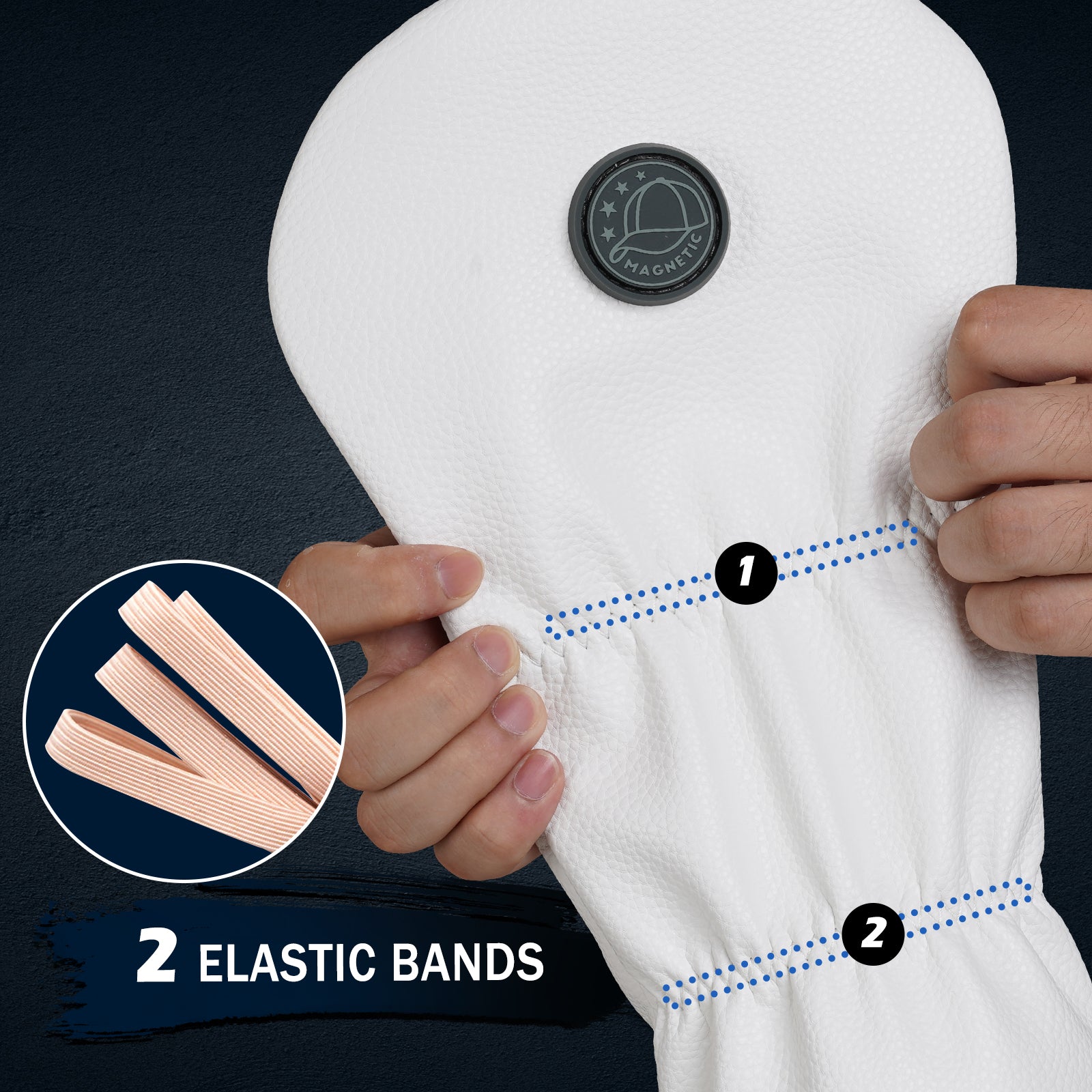 Golf Shaft Stitch Driver Head Cover