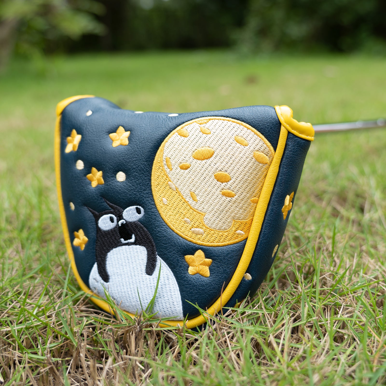 Moon Wood Mallet Putter Head Cover Set