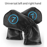 Black PU Blue Stitch Iron Cover 9pcs£¨4-9£¬P,A,S£© Head Cover