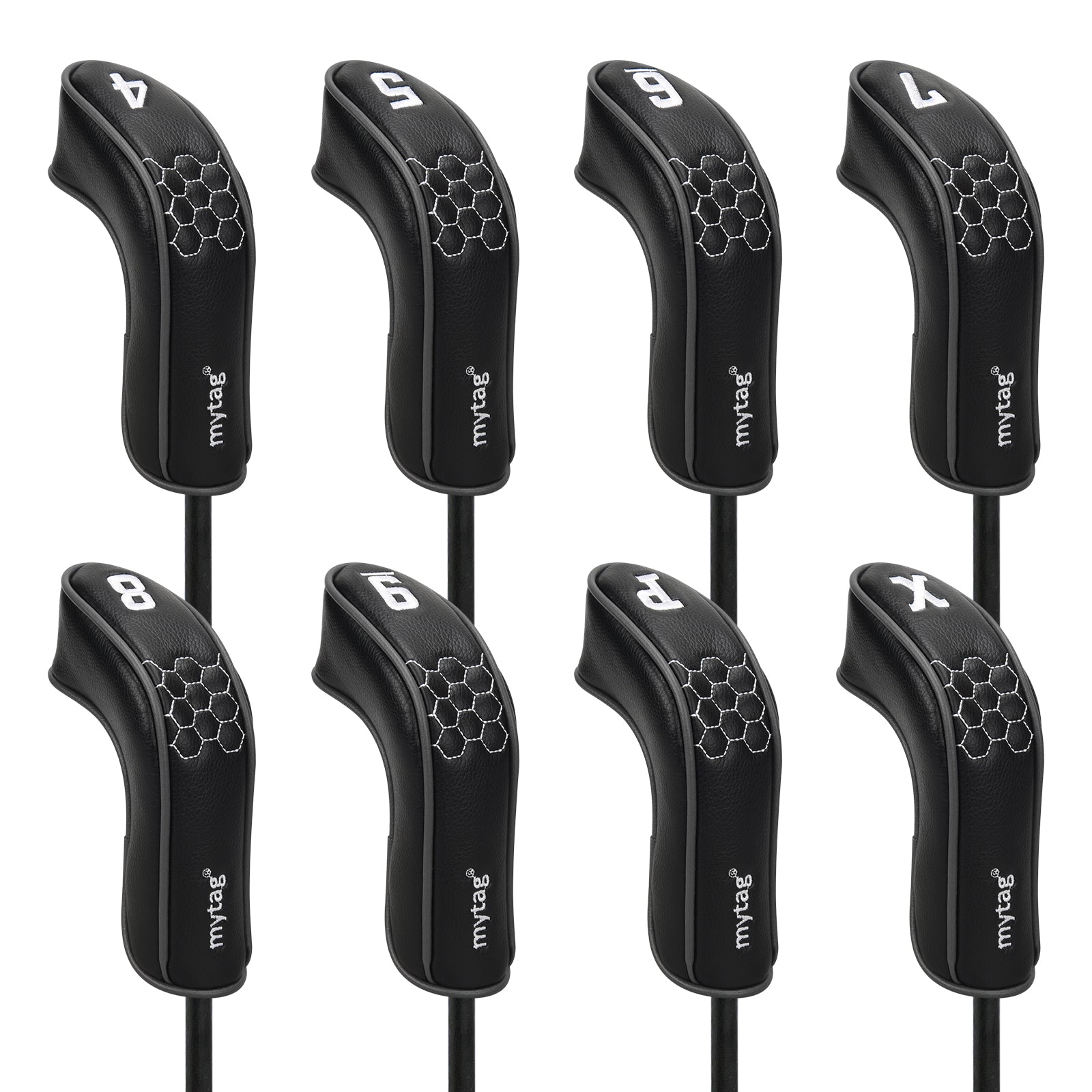 Black Iron Cover 8pcs(4-9,P,X) Head Cover