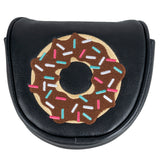 Doughnut Mallet Heel shafted Green Embroidery Mallet Putter Cover