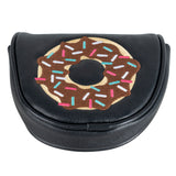 Doughnut Mallet Heel shafted Green Embroidery Mallet Putter Cover