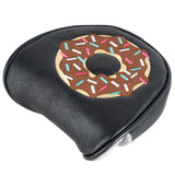 Doughnut Mallet Heel shafted Green Embroidery Mallet Putter Cover
