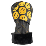 Emoji Black Golf Head Cover Set