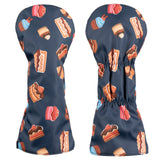 Desserts Golf Club Driver Head Cover Printing Head Cover