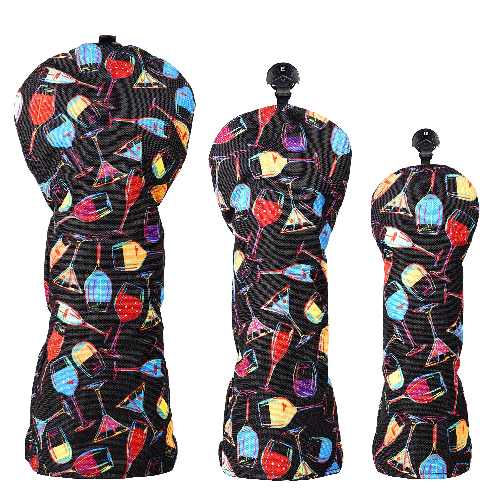Printing Cocktail Driver Cover Head Cover Set