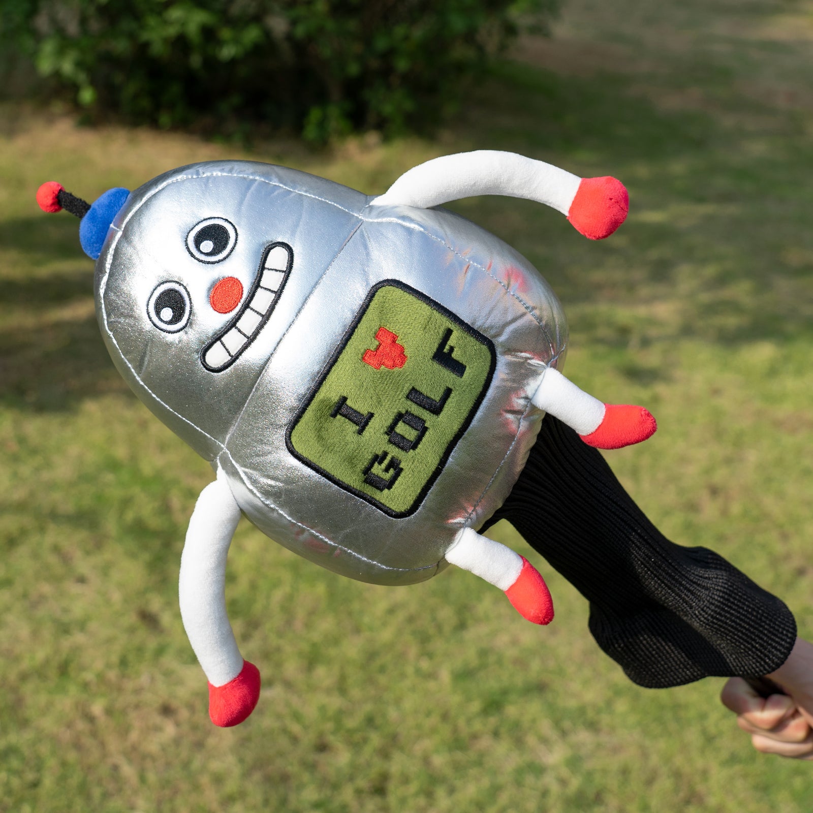Robot plush Driver Head Cover