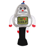 Robot plush Driver Head Cover