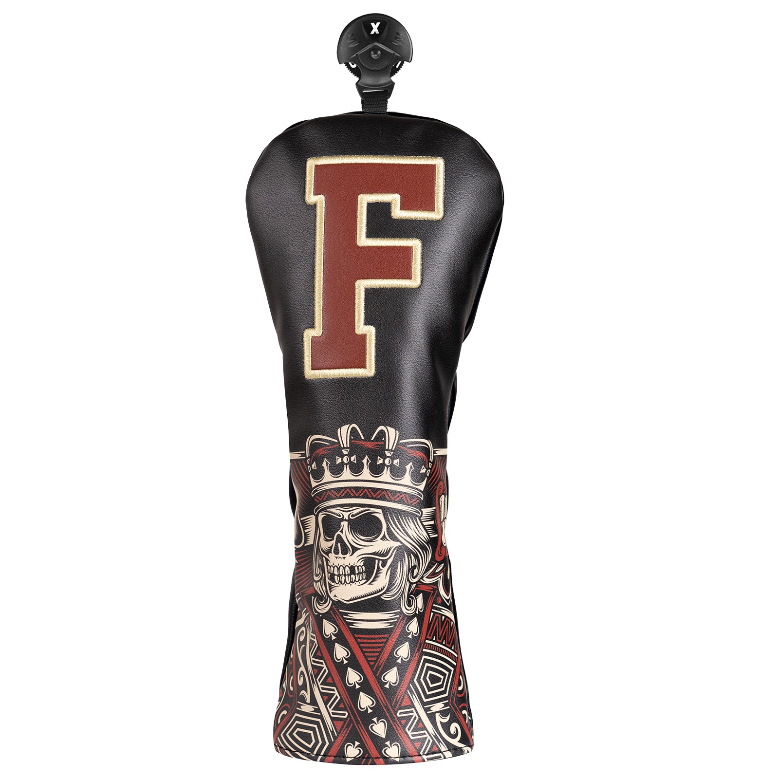 Black Skull K Driver Putter Head Cover Set