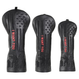 US Army Wood Putter Head Cover Set
