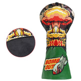 Green Camouflage Missile Flame Driver Headcover