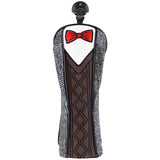 Brown Suit Tie Driver Head Cover