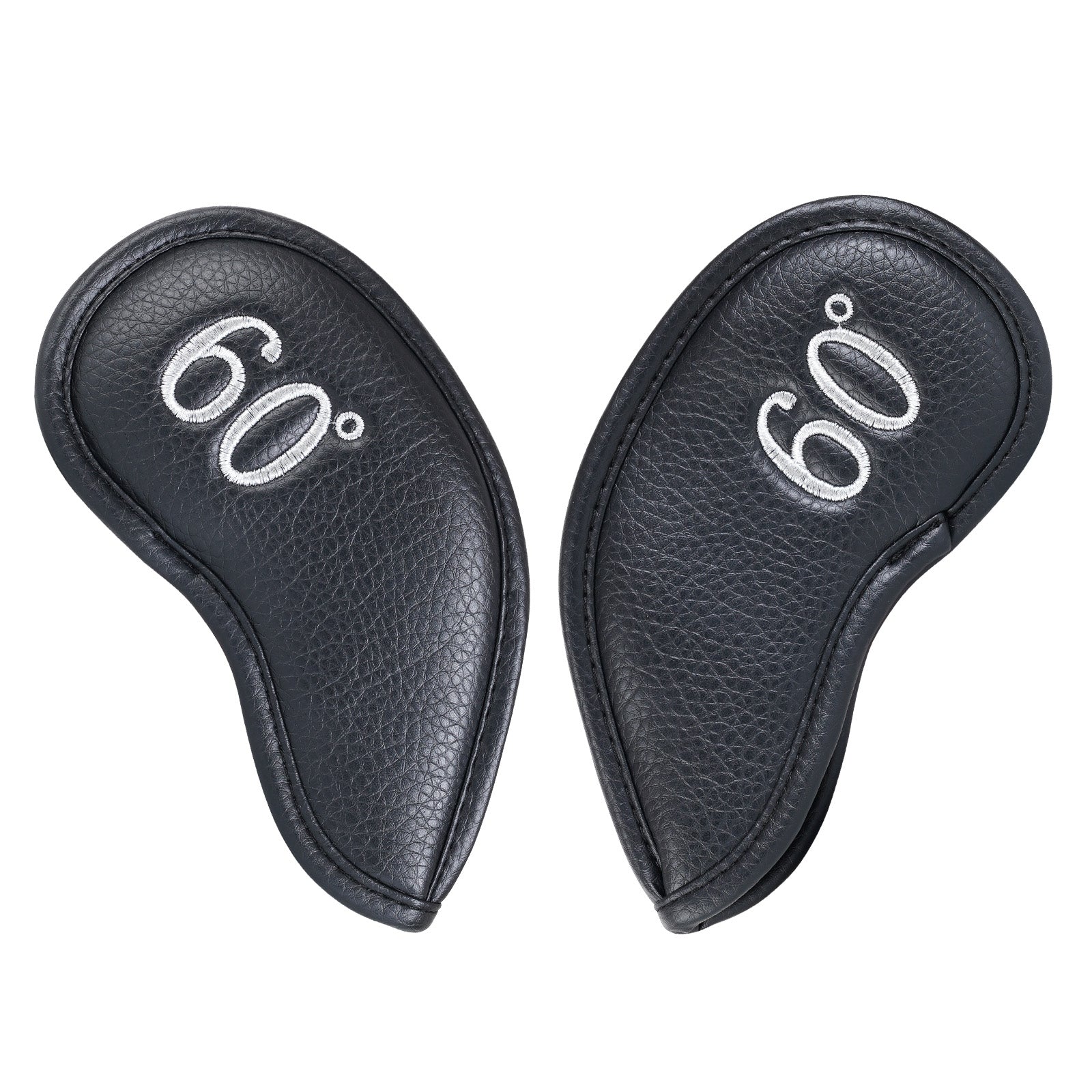 Black PU Double Side Wedge Cover 1pcs 60¡ã Head Cover