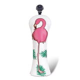 Flamingo White Wood Golf Head Cover