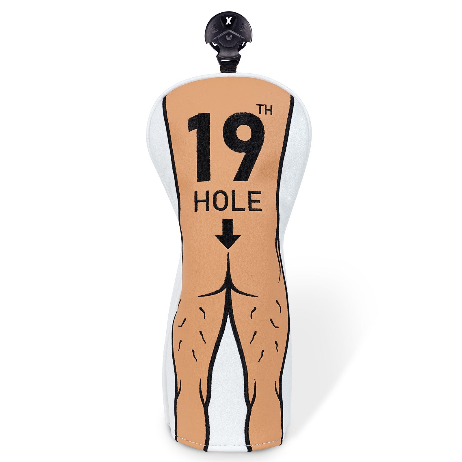 White 19 Hole Driver Head Cover Head Cover Set