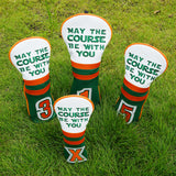 Green Numbers Driver Head Cover Set
