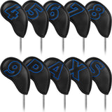 Dark Blue Iron Covers10pcs£¨4-9,P,A,S,X£© Head Cover