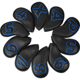 Dark Blue Iron Covers10pcs£¨4-9,P,A,S,X£© Head Cover