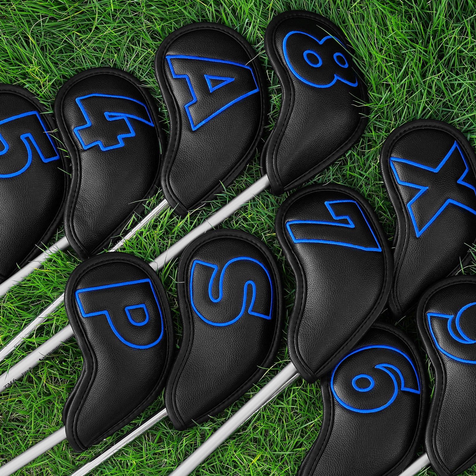 Dark Blue Iron Covers10pcs£¨4-9,P,A,S,X£© Head Cover