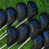 Dark Blue Iron Covers10pcs£¨4-9,P,A,S,X£© Head Cover