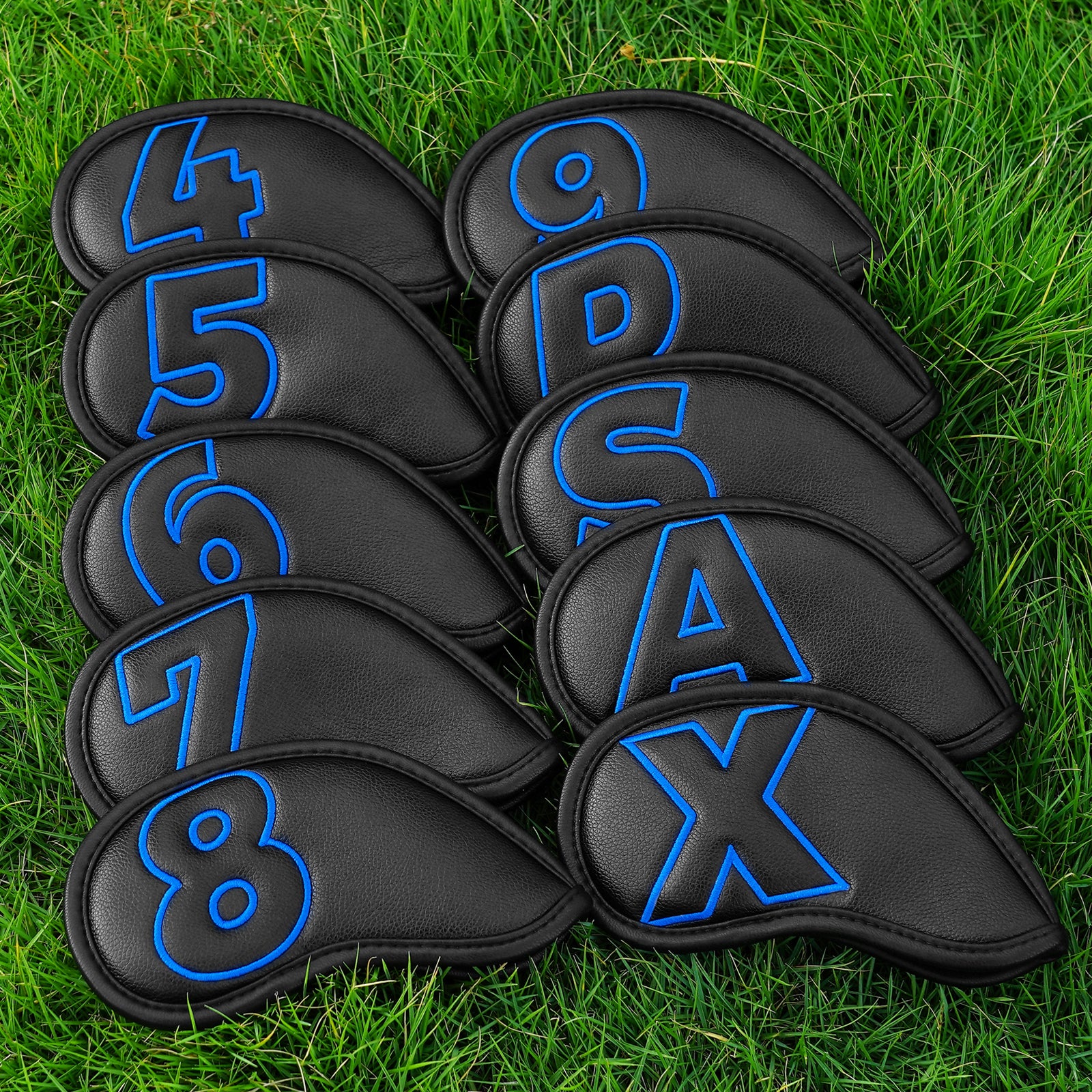 Dark Blue Iron Covers10pcs£¨4-9,P,A,S,X£© Head Cover
