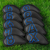 Dark Blue Iron Covers10pcs£¨4-9,P,A,S,X£© Head Cover