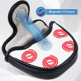 White PU Cyclone Mallet Head Cover