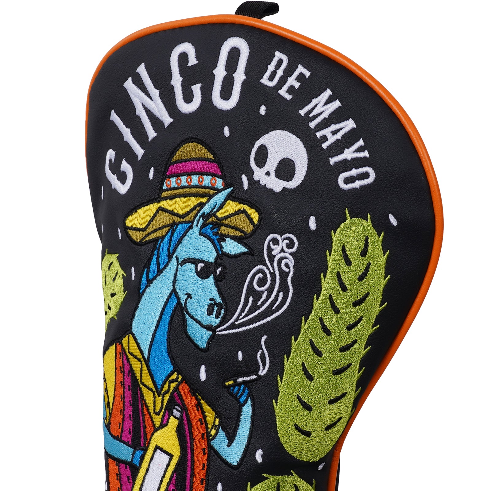 Mexican Pinata Donkey Embroidery Head Cover