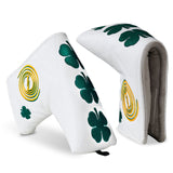 White PU Clover Blade Head Cover