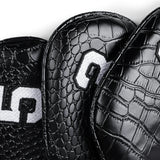 Black PU Alligator Lines Iron 11pcs(3-9,P,A,S,L) Head Cover
