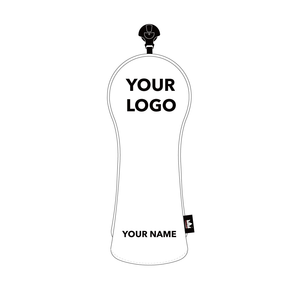 Personalized Solid Color Wood Head Covers With Your Logo