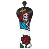 Rose Skull Driver Head Cover