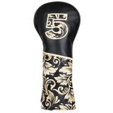 Black Figure Wood Head Cover Set