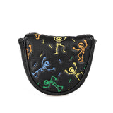 Dancing Skull Driver Putter Golf Head Cover Set