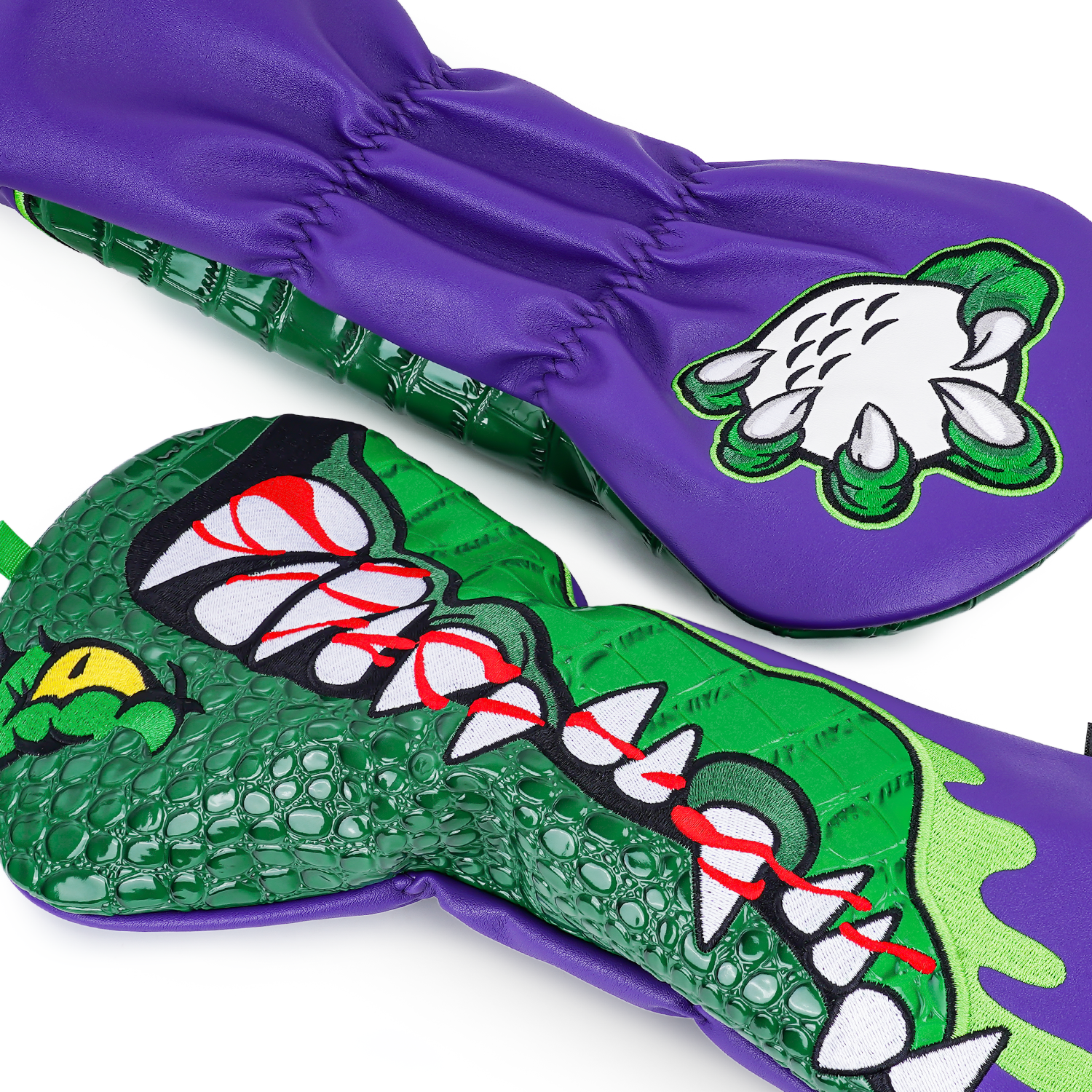 Alligator Purple Leather Driver Headcover