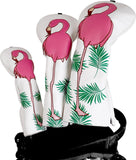 Flamingo White Wood Golf Head Cover