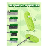 Tangy Pickled Cucumber Plush Blade Putter Cover