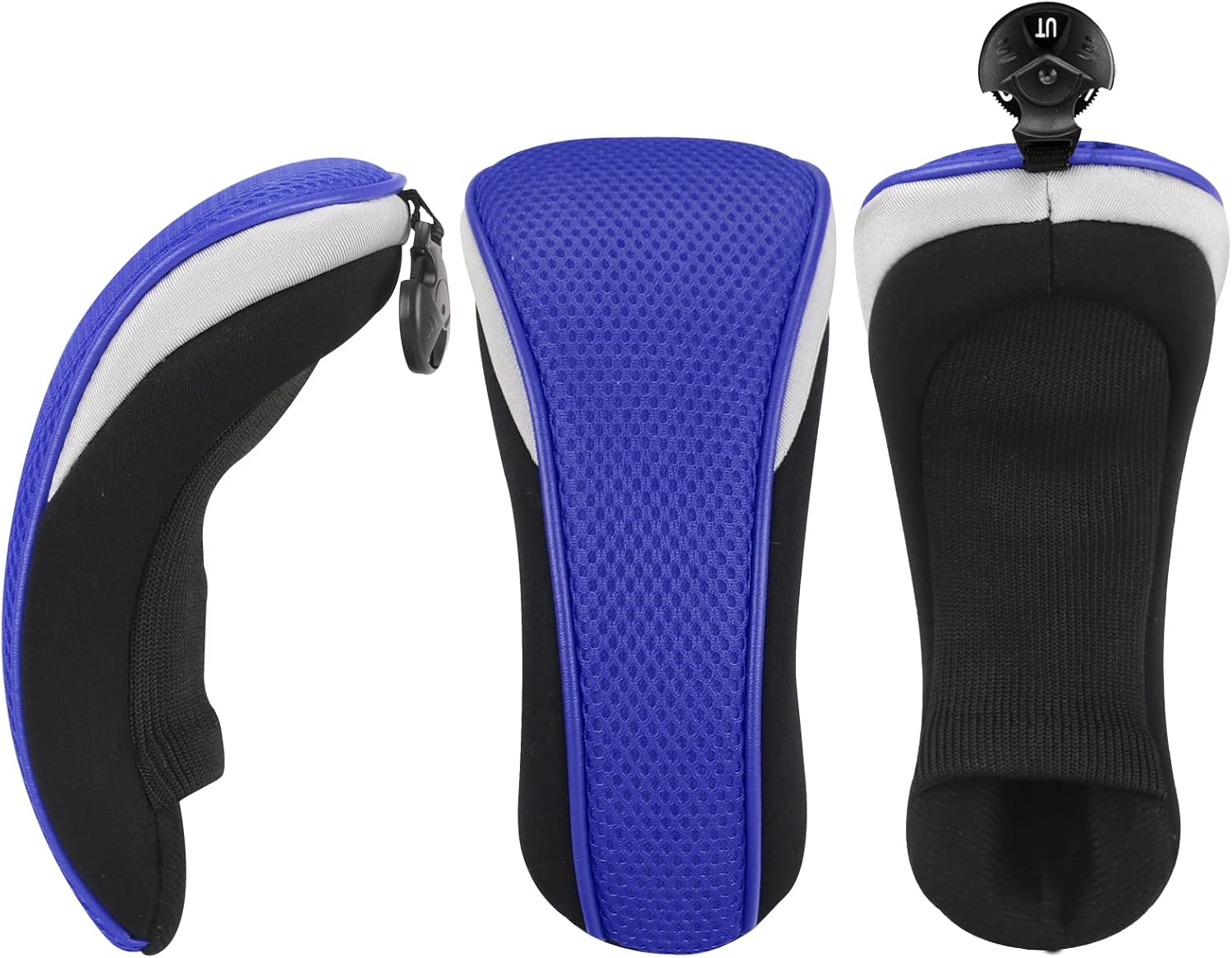 3 Pack Golf Hybrid Club Head Covers with Tag