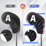 Black PVC Alligator Lines Iron 11pcs(3-9,P,A,S,L)