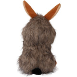 Cotton-Tailed Rabbit Plush Animal Head Cover