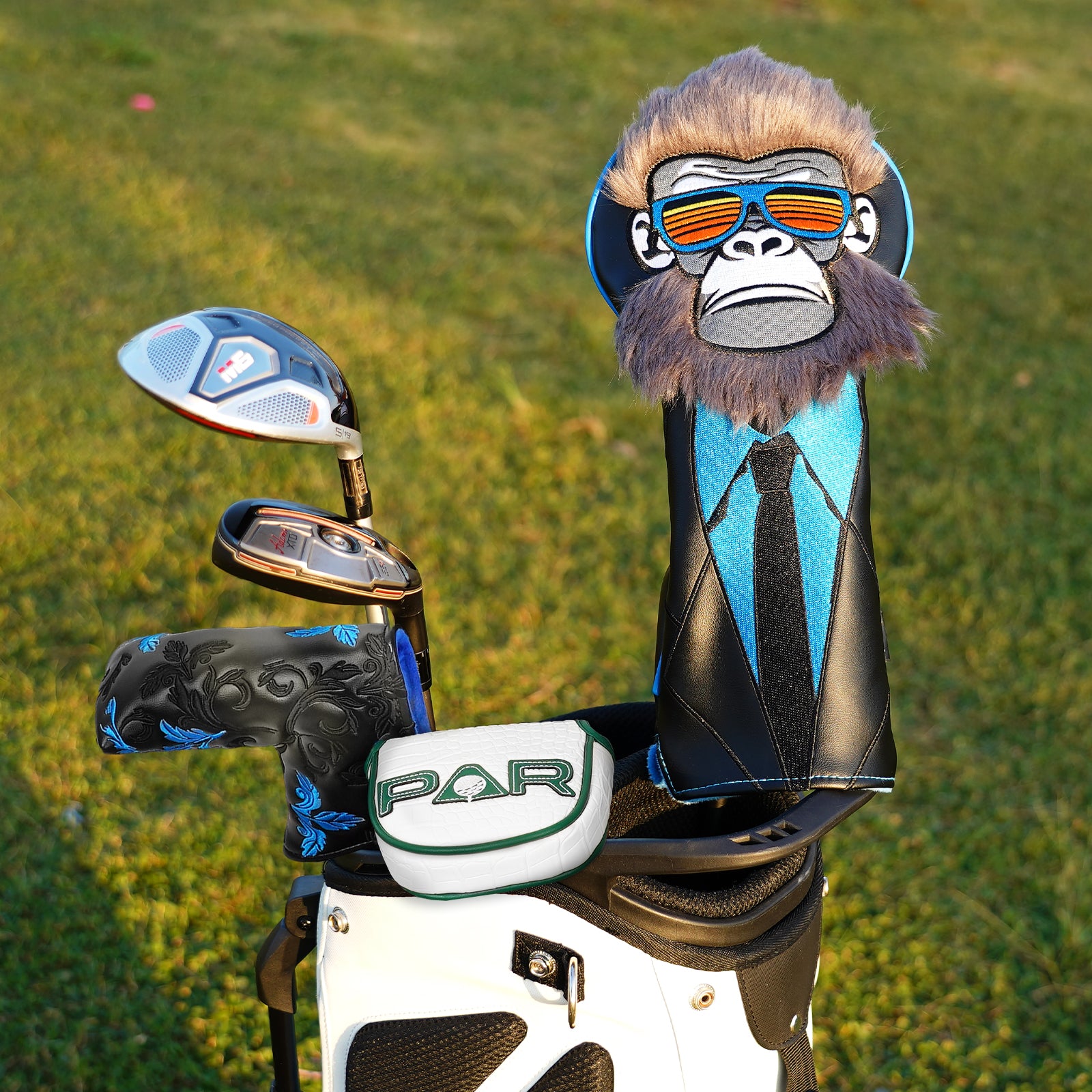 Sunglass Monkey Wood Head Covers