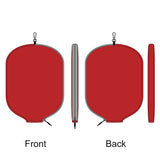 Custom Leather Pickleball Cover with Embroidered Logo