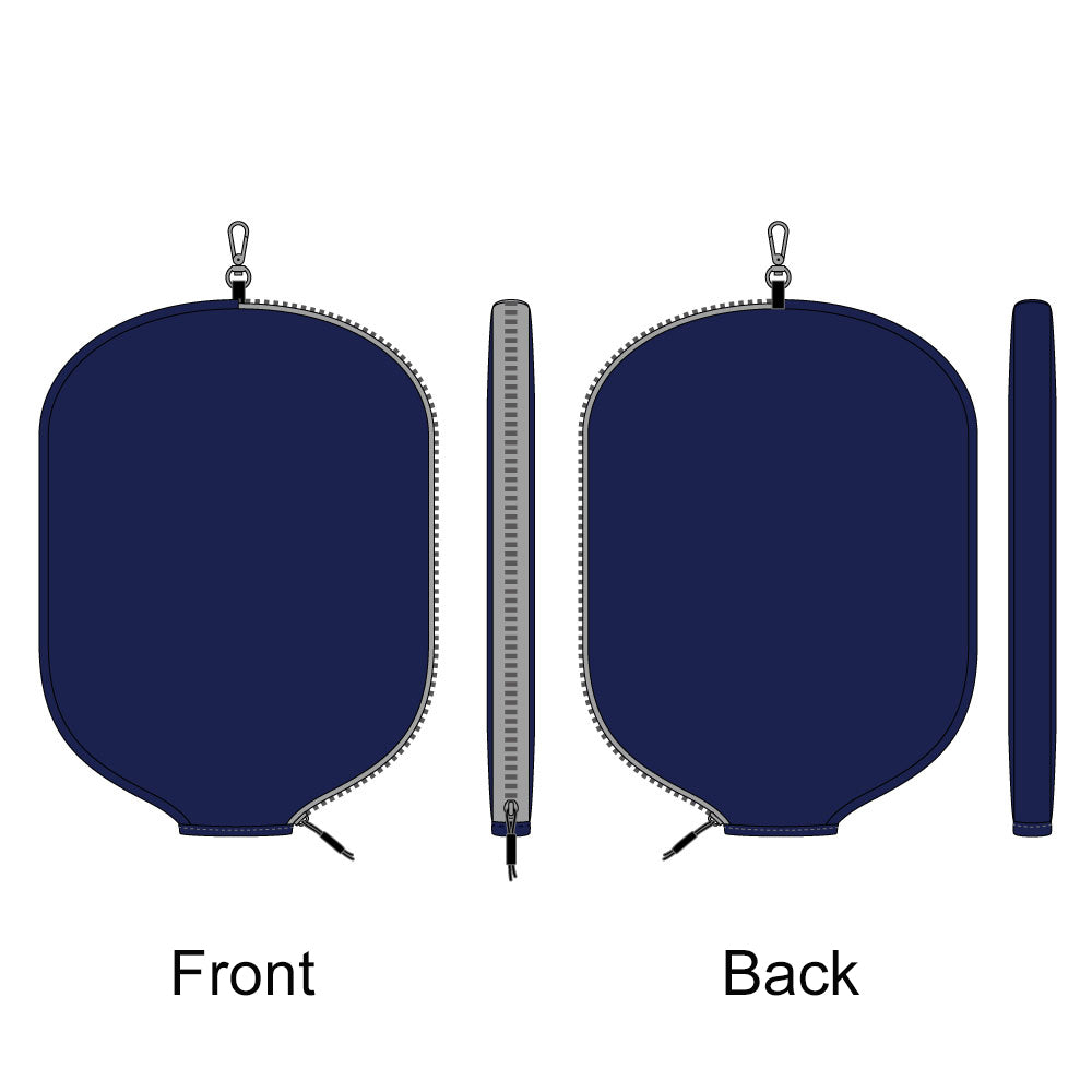 Custom Leather Pickleball Cover with Embroidered Logo