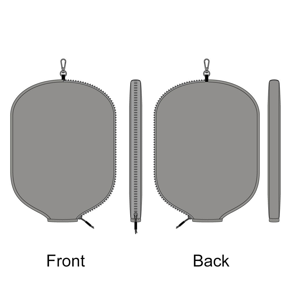 Custom Leather Pickleball Cover with Embroidered Logo