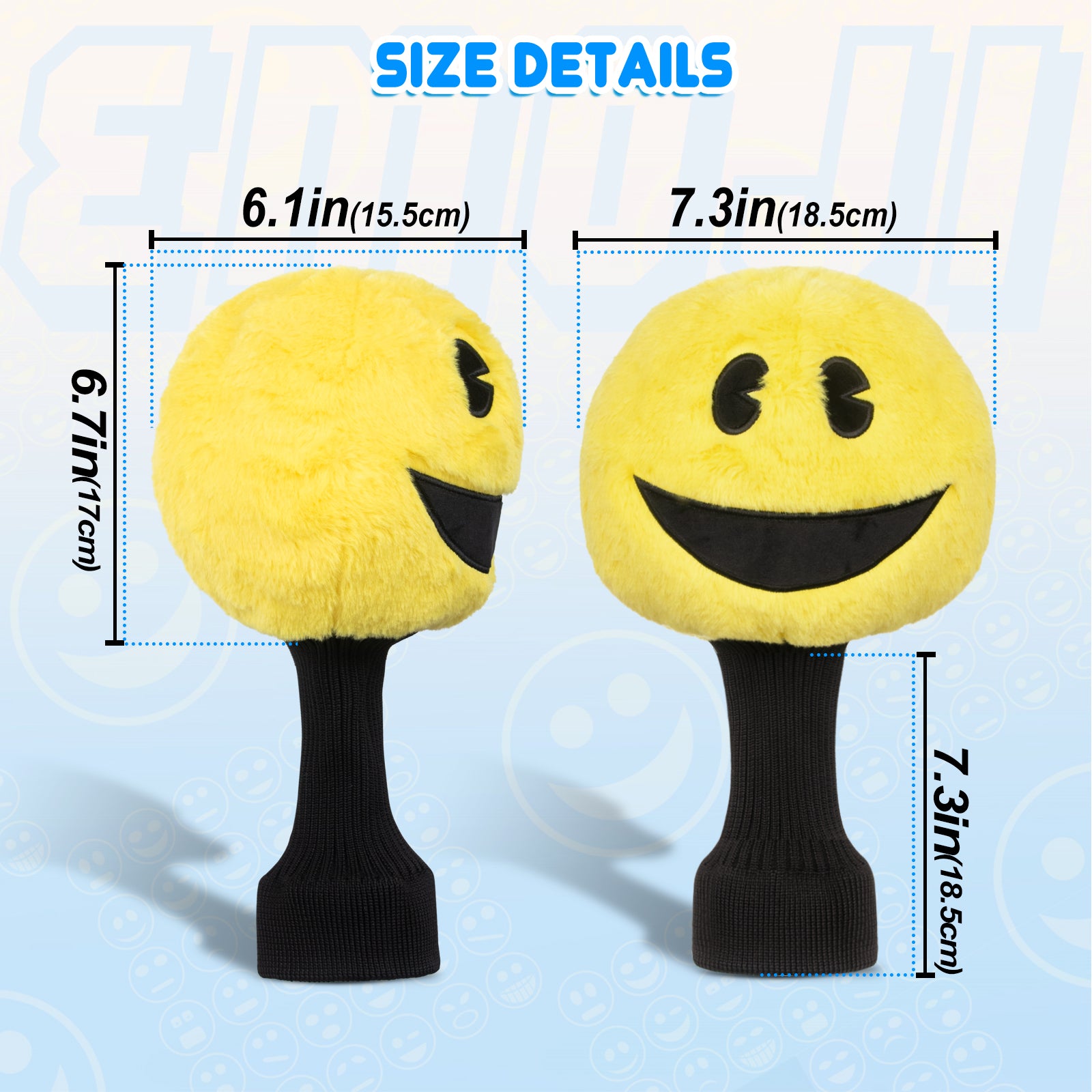 Emoji Driver Head Cover