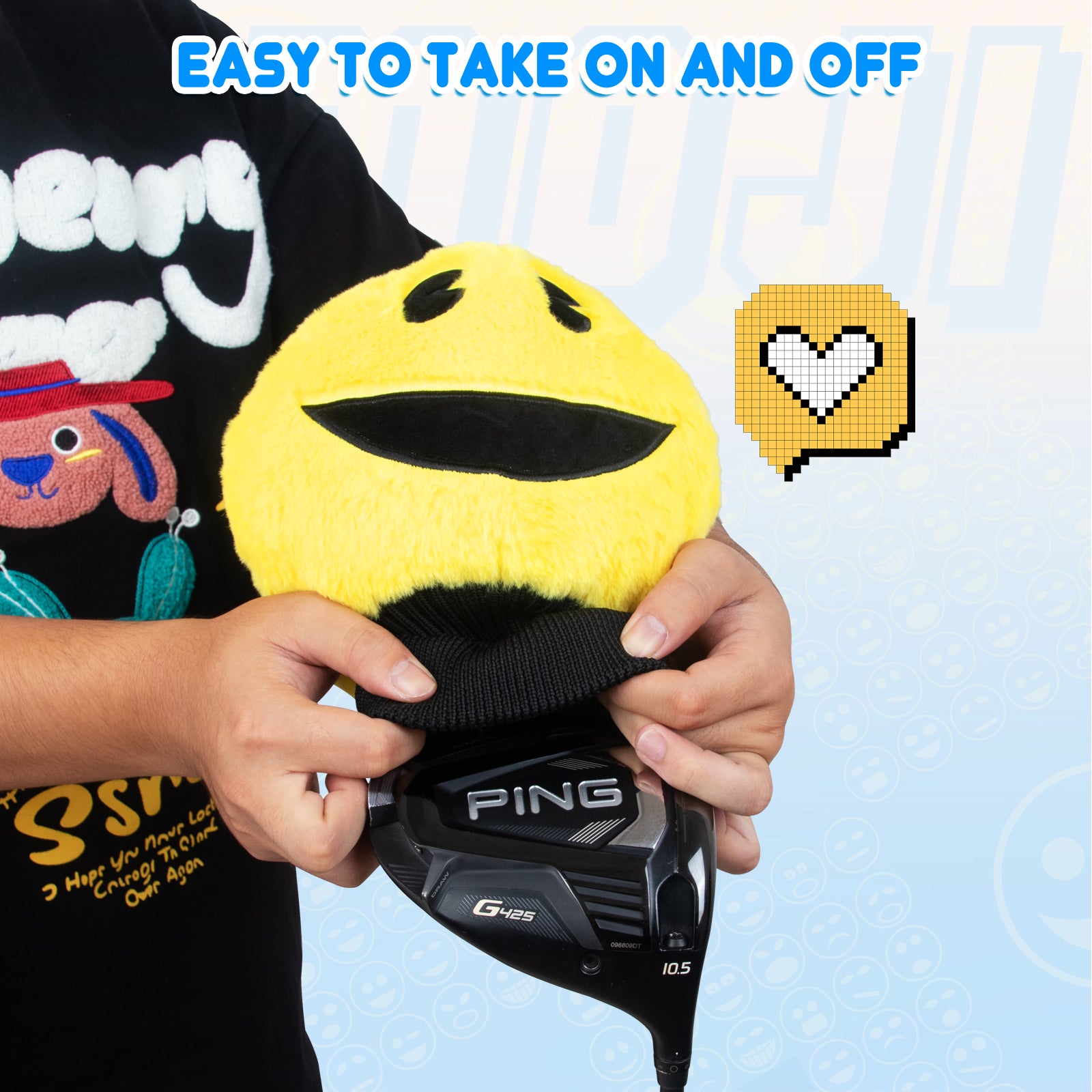 Emoji Driver Head Cover
