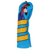 Blue PU Birdie Driver Head Cover